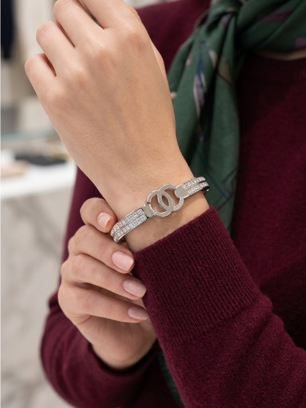 Chanel Crystal Bracelet